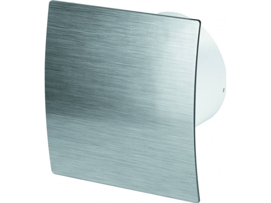 AWENTA badeværelsesventilator væg Escudo fi100 95m3/h 13W 230V med fugtsensor og timerafbryder sølv Awenta WES100H