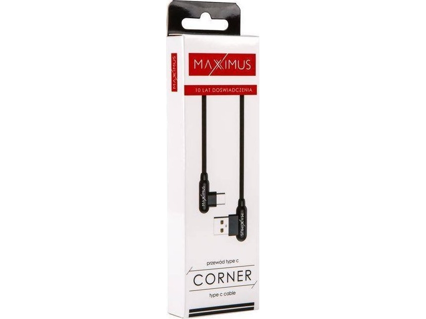 Usb-Kabel Maxximus Usb-A Til Usb-C 1 M Sort
