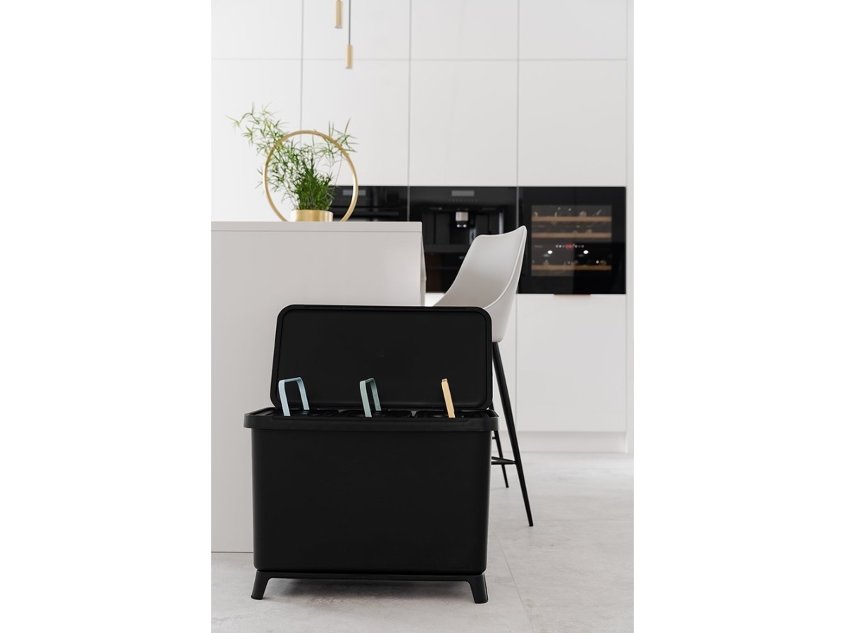 Prosperplast affaldsspand til sortering sort (NKS45W3-S411)