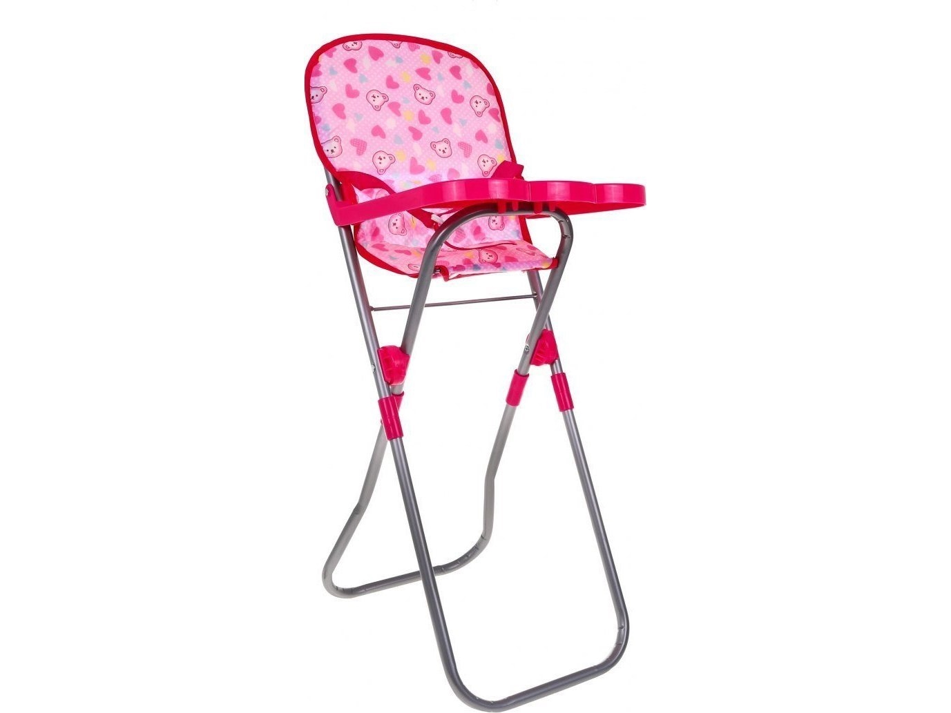 Babydukketilbehørssæt 3+ Babypleje + barnevogn + ammestol + krybbe + 2 tasker