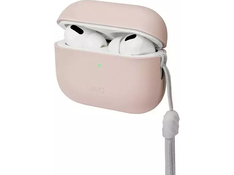 Uniq-fodral UNIQ Lino till Apple AirPods Pro 2 i silikon rosa/blush pink | Tele & GPS - Tillbehör fasta telefoner - Headset tillbehör | GameStuff