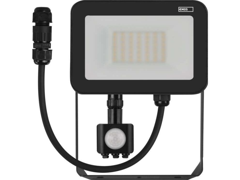 LED projektør INOVO 30W 3300LM PIR IP65 NW