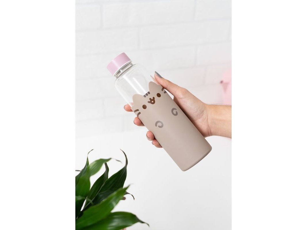 Pusheen stiklinė gertuvė