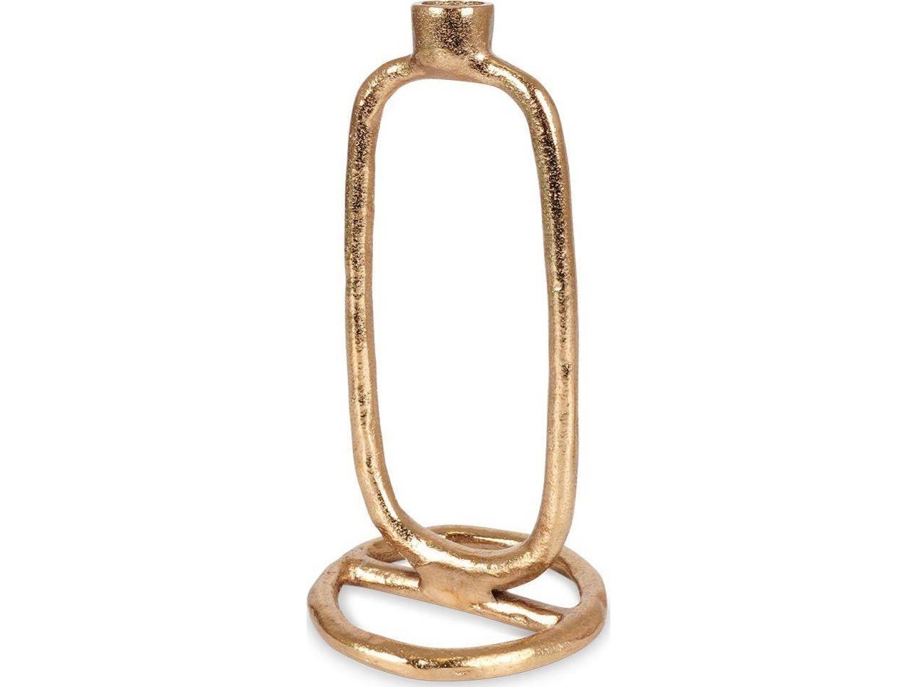 Home Styling Collection lång ljusstake aluminium guld 24 cm | Bordssättning - Bar & vin - Ljusstakar och Lampor | GameStuff