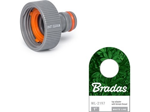 Bradas Overgangsstykke Til Vandhane Gw 1" /White Line