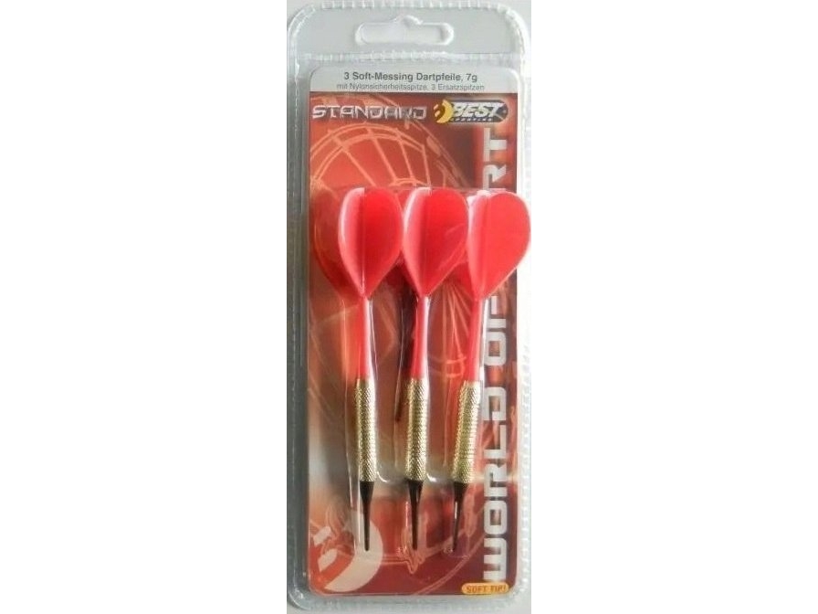 Best Sporting Plastpilar 3 st Best Sporting - röd | Sport & Träning - Sportutrustning - Dart spel | GameStuff