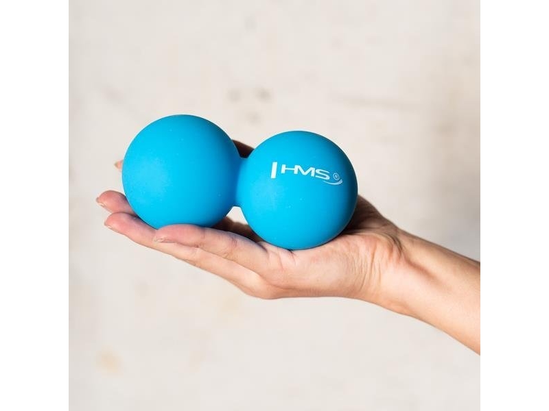 HMS BLC02 blå lacrosse-podwójna massagebold