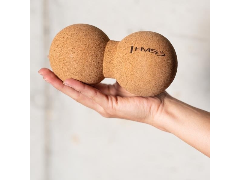 HMS BLW02 kork-dobbelt massagepiller til massage HMS