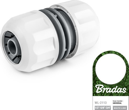 Bradas Slangeforbinder Universel 1/2", 5/8", 3/4" / White Line