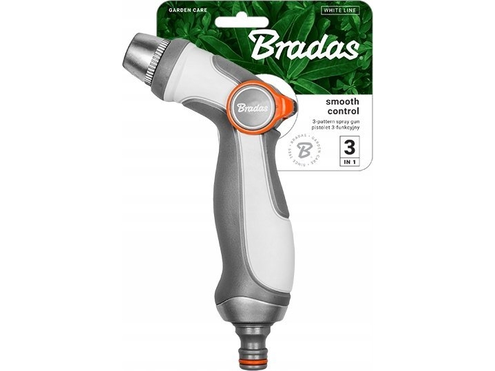 Bradas WHITE LINE Pistolet regulowany SMOOTH CONTROL metal | Trädgården - Bevattning av trädgårdar - Annan utrustning | GameStuff