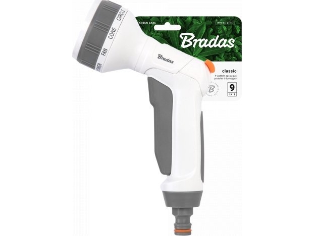 Bradas - Sprinkler til haven med 9 vandingsmønstre