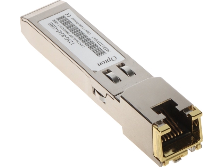 Opton SFP-moduuli, jossa on RJ-45 SFP-RJ45/1G
