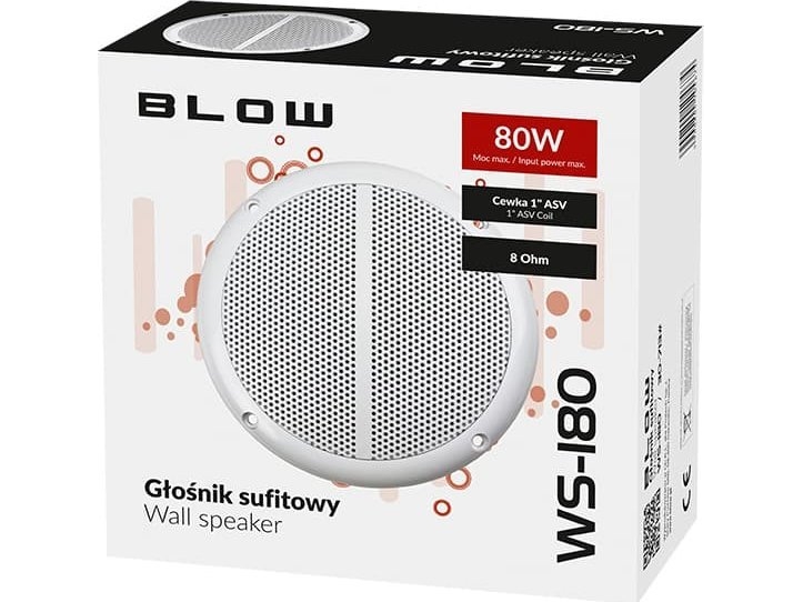 Blow-højttaler WS-180 165 mm 80 W 8 ohm