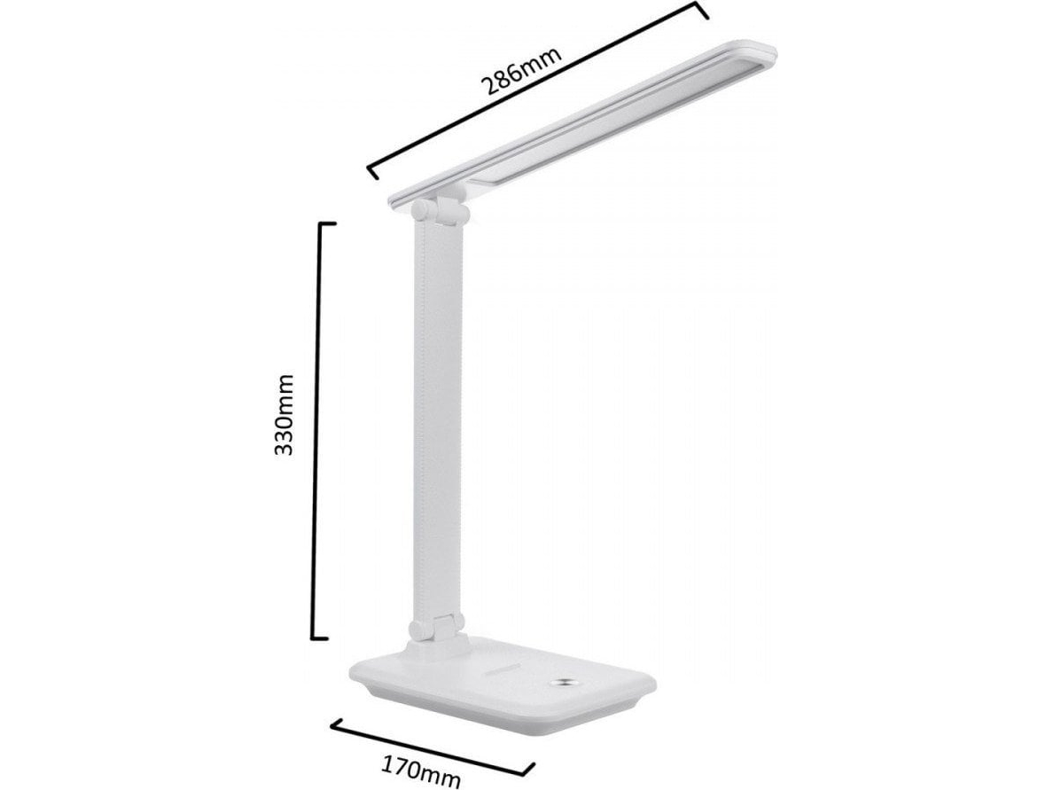 Maclean 9w LED stalinė lempa su MCE616W Qi įkrovikliu