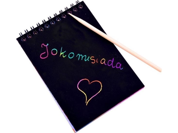 Yokomisiada Notesbog Regnbue-Ridseblok Med Stylus Za3913