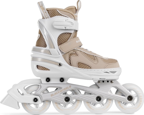 Blackwheels Einstellbare Flex Pro Rollschuhe Beige Größen 38-41