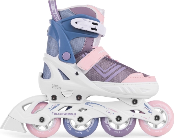 Blackwheels Einstellbare Playful Unicorn Pastell Rollschuhe Größe 32-25