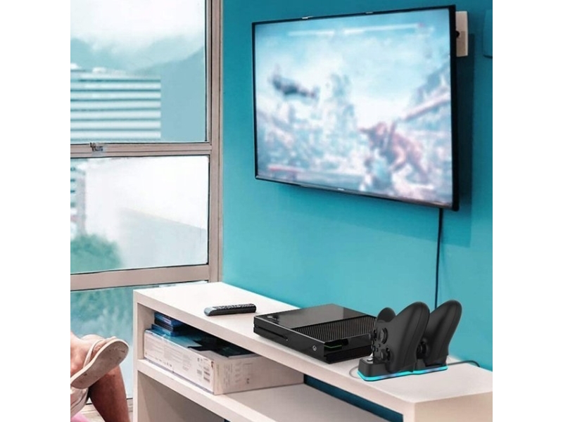 JYS laddningsstation + 2x batteri för Xbox One X Pad / Jys-x129 | Spel - Gaming kläder - Gaming kläder | GameStuff