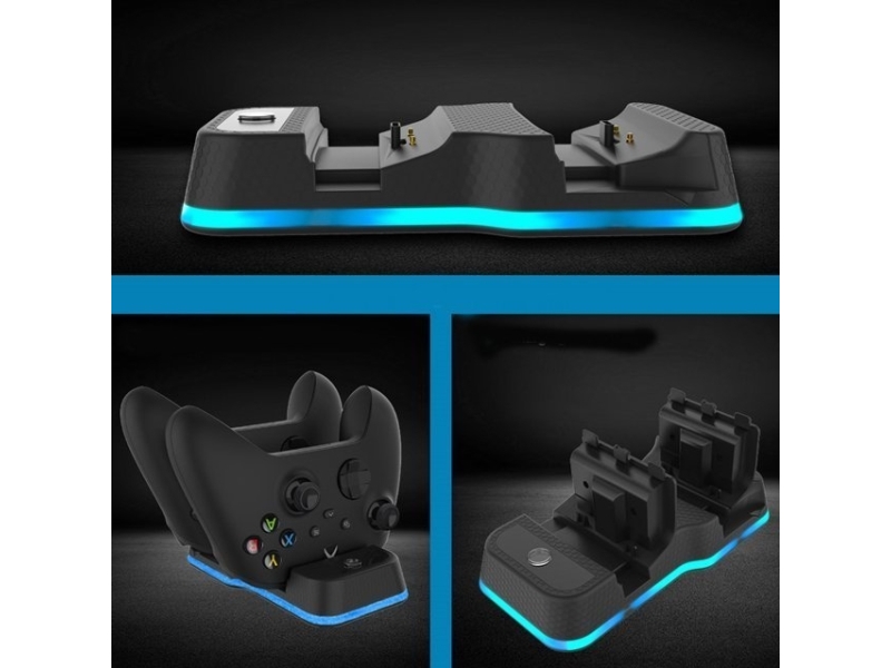 JYS laddningsstation + 2x batteri för Xbox One X Pad / Jys-x129 | Spel - Gaming kläder - Gaming kläder | GameStuff