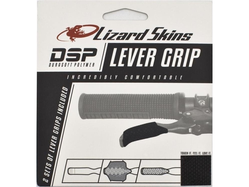 Lizard Skins LIZARDSKINS DSP Lever Grip - Jet Black 0.5 mm (2 y po 2 szt.) (NEW 2023) | Cykling - Cykelutrustning - Handtag och grepp | GameStuff