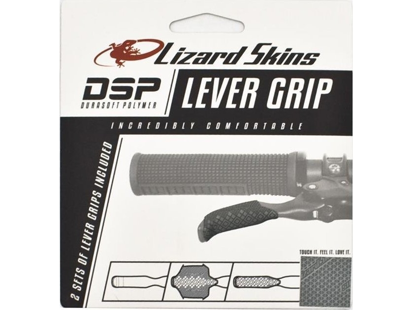 Lizard Skins LIZARDSKINS DSP Lever Grip - Platinum Gray 0.5 mm (2 y po 2 szt.) (NEW 2023) | Cykling - Cykelutrustning - Handtag och grepp | GameStuff