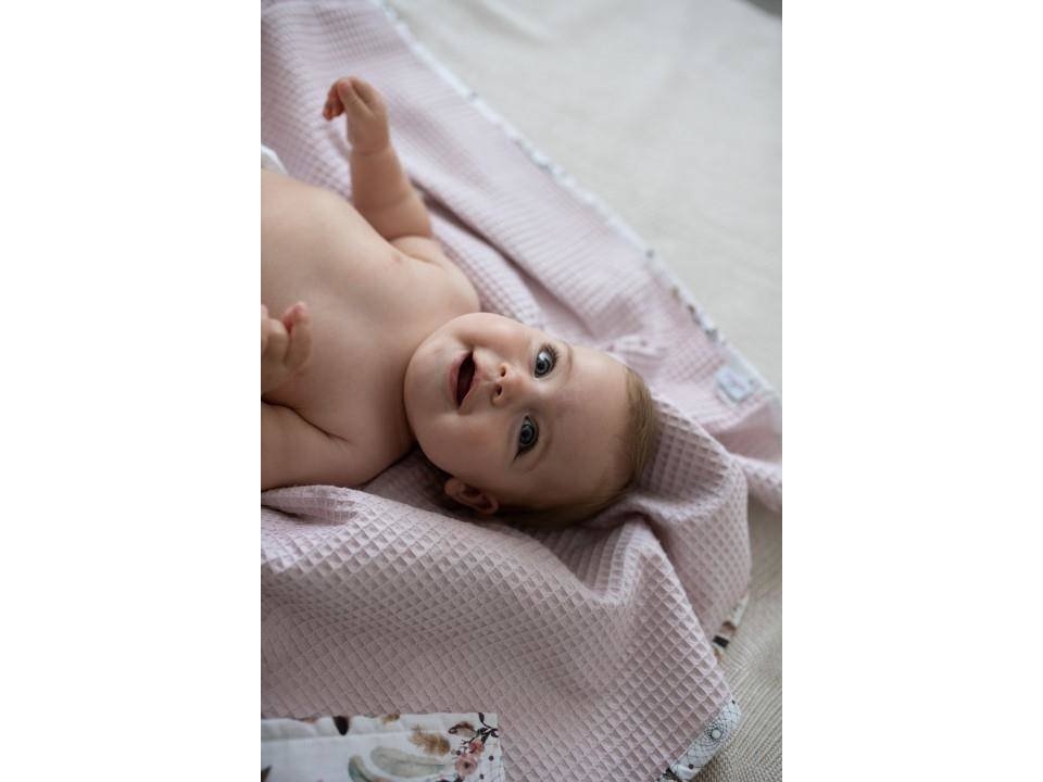 Multitex babytæppe 75 x 100 cm bomulds dobbeltsidet Prestige 06