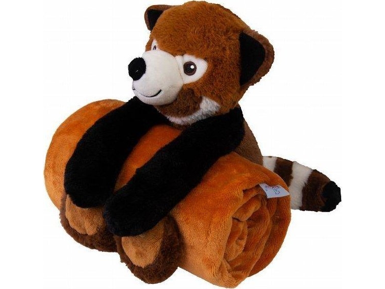 Multitex Filt 85 x 100 Carol Microfiber + Nalle Mascot | Bostäder - Hemtextil - Kökstextilier | GameStuff