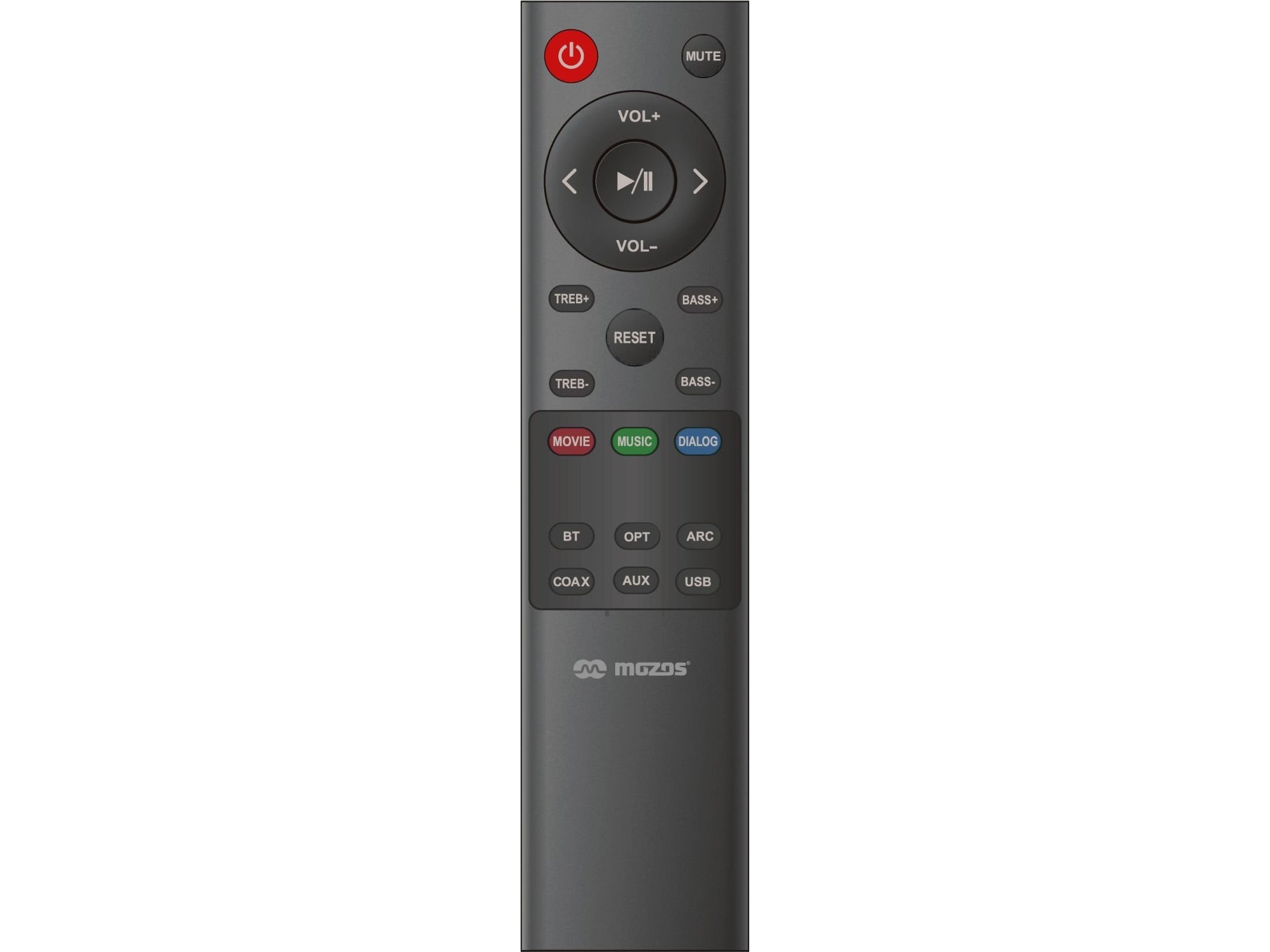 Soundbar Mozos Mozos Cinema Soundbar 2.1 80W Bluetooth Spdif Usb Hdmi