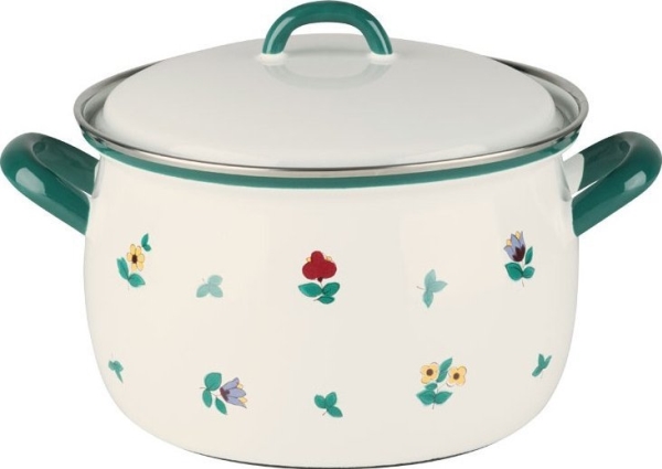 Riess Riess - Garnek Wysoki 1,5L 16Cm Gmundner Spredte Blomster