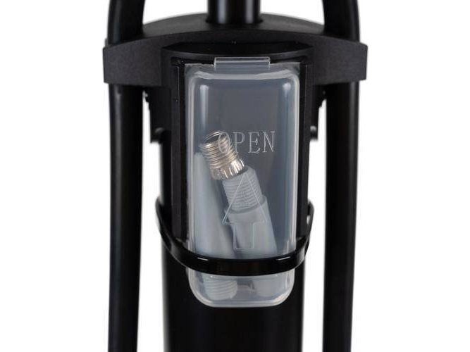 Fodpumpe / Cykelpumpe med trykmåler