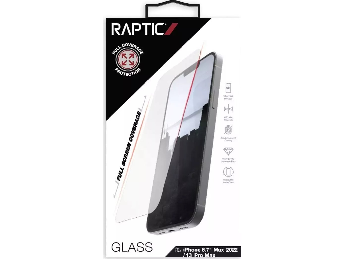Raptic Raptic X-Doria Full Glass Hærdet Glas Til Iphone 14 Plus Fuld Skærm