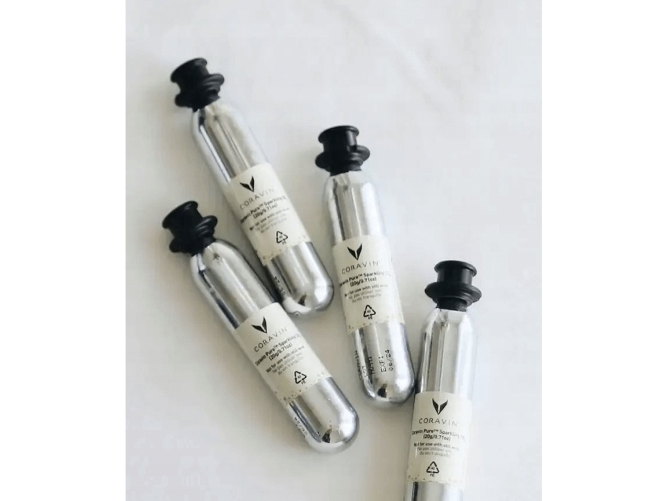 Produktfoto för Coravin Pure™ Sparkling CO2-kapslar, 6-pack