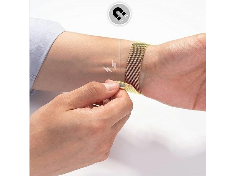 Mercury Mercury Pasek Mesh Apple Watch 38/40/41 Mm Złoty/Gold