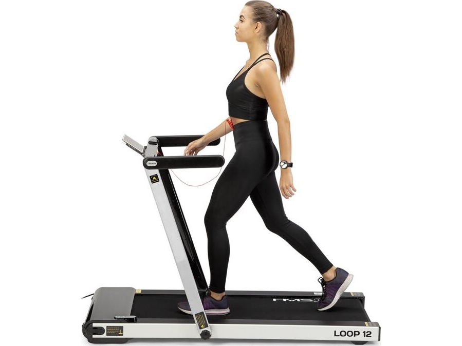 HMS LOOP12 elektrisk løbebånd 1-12 km/t, sort