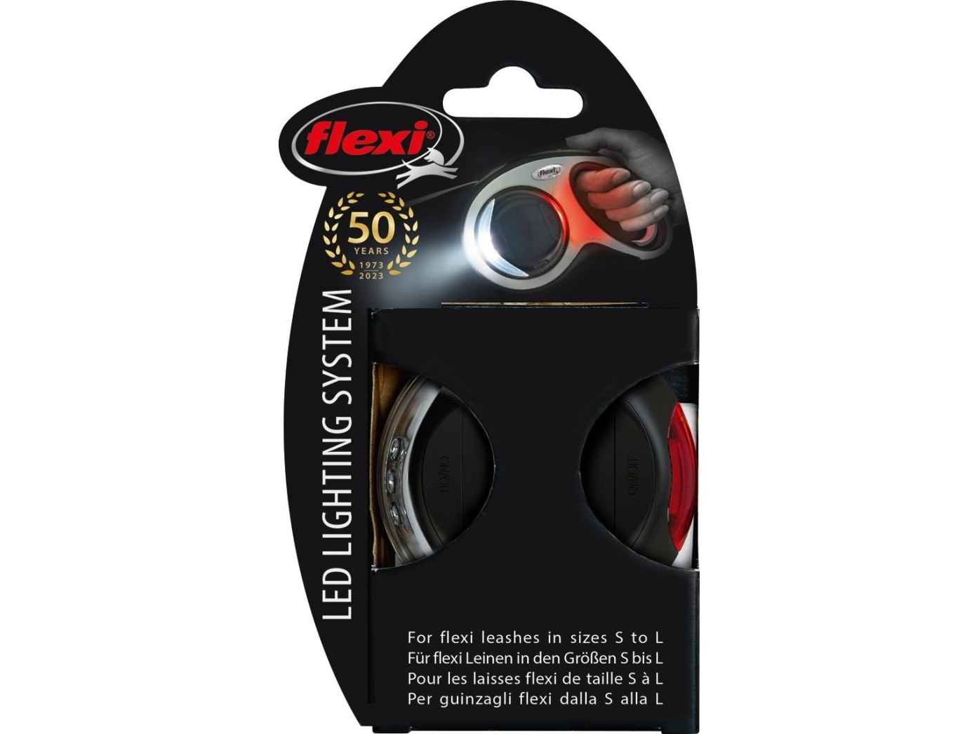 Trixie flexi LED lygte sort USB | Djurmärken - Tillbehör - Flexi | GameStuff