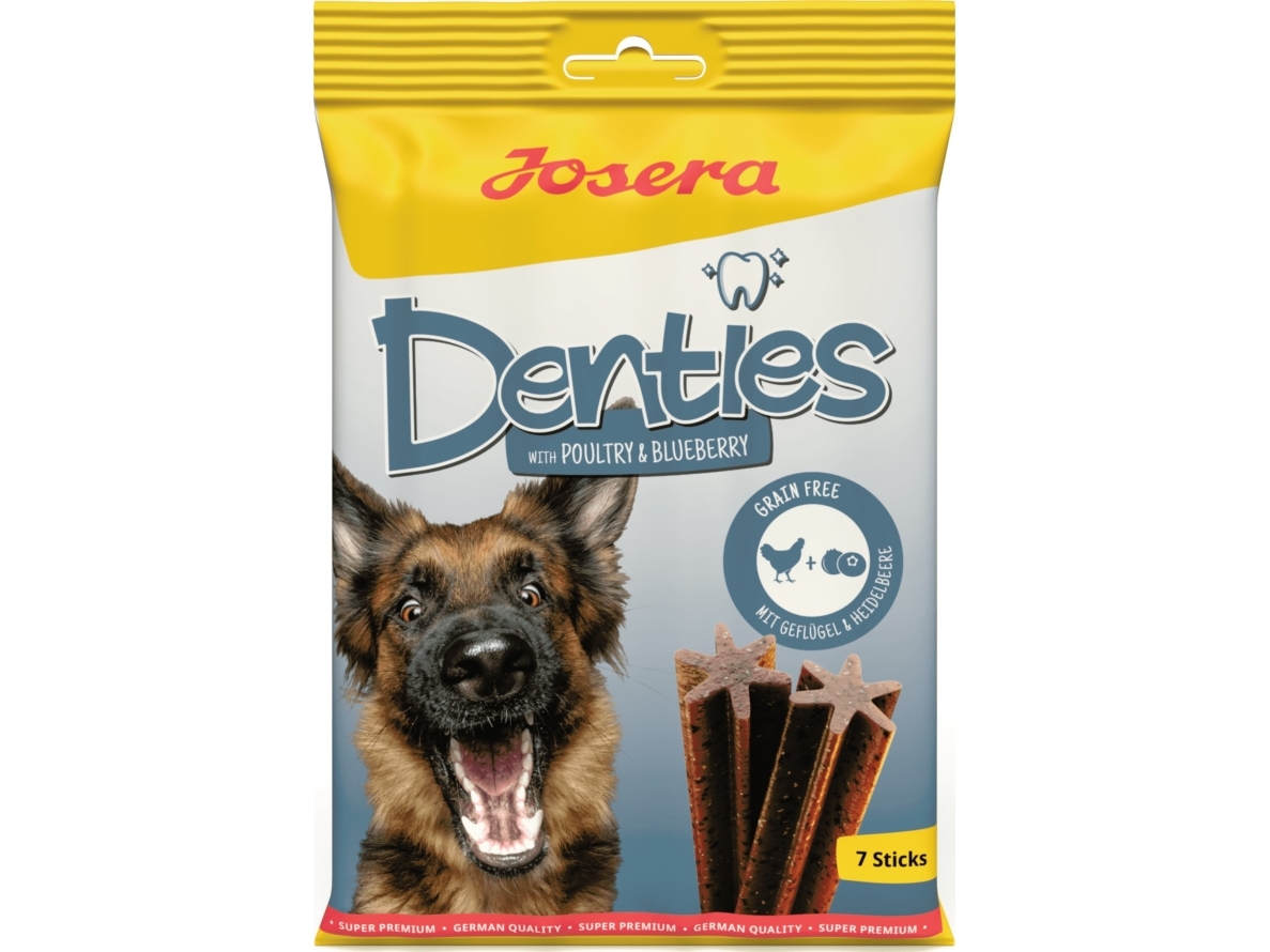 Josera Denties Poultry&Blueberry, Treat, Dog, Adult, Blueberry, Poultry, 180 G