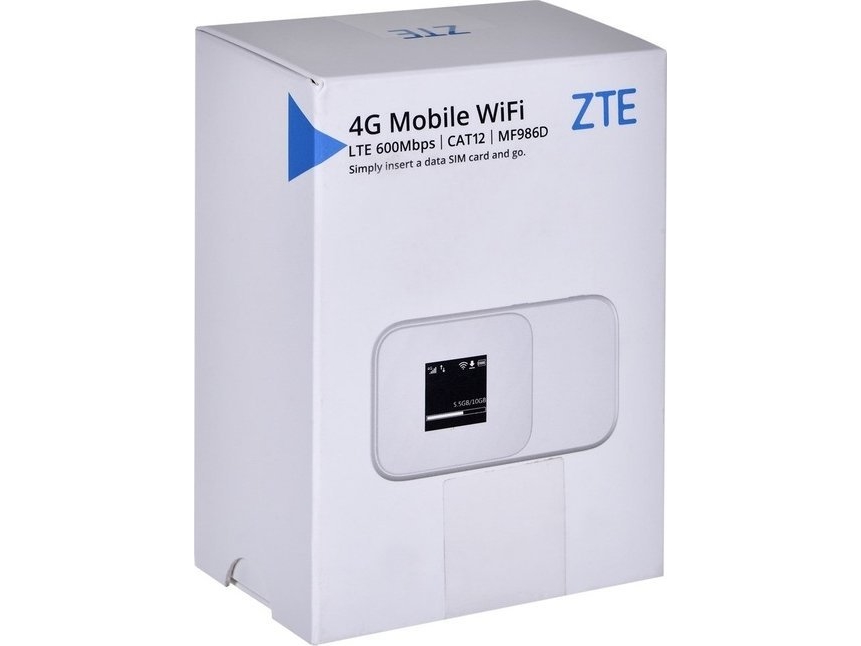 Router ZTE MF986D 4G UFI LTE CAT12/13, 1x USB Type C, 1x SIM-slot, 2x TS-9 (MF986D)