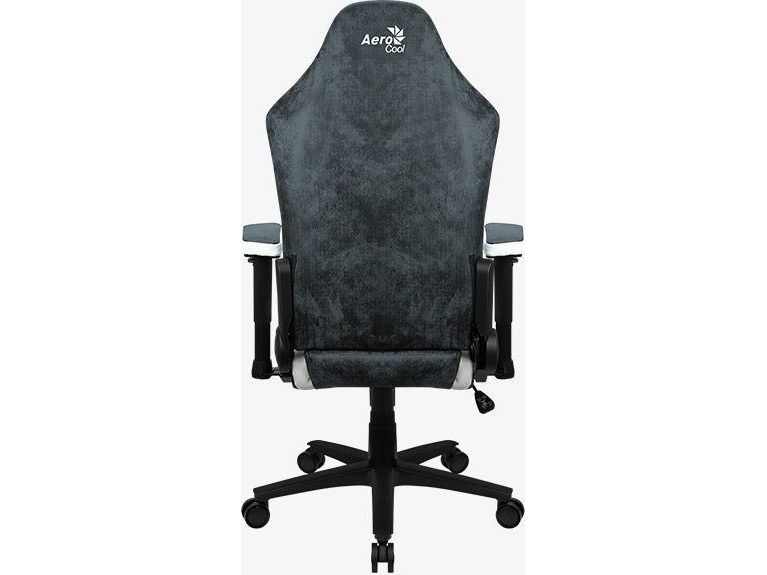 Aerocool Crown Aerosuede, Universal Gamingstol, 150 Kg, Polstret Sæde, Polstret Ryglæn, 125 Kg, Sort