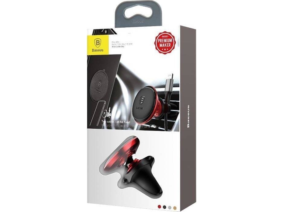 Bilhållare, Baseus magnetisk telefonhållare (röd) | TV, Ljud & Bild - TV & Hemmabio - Mediaspelare & Streaming | GameStuff