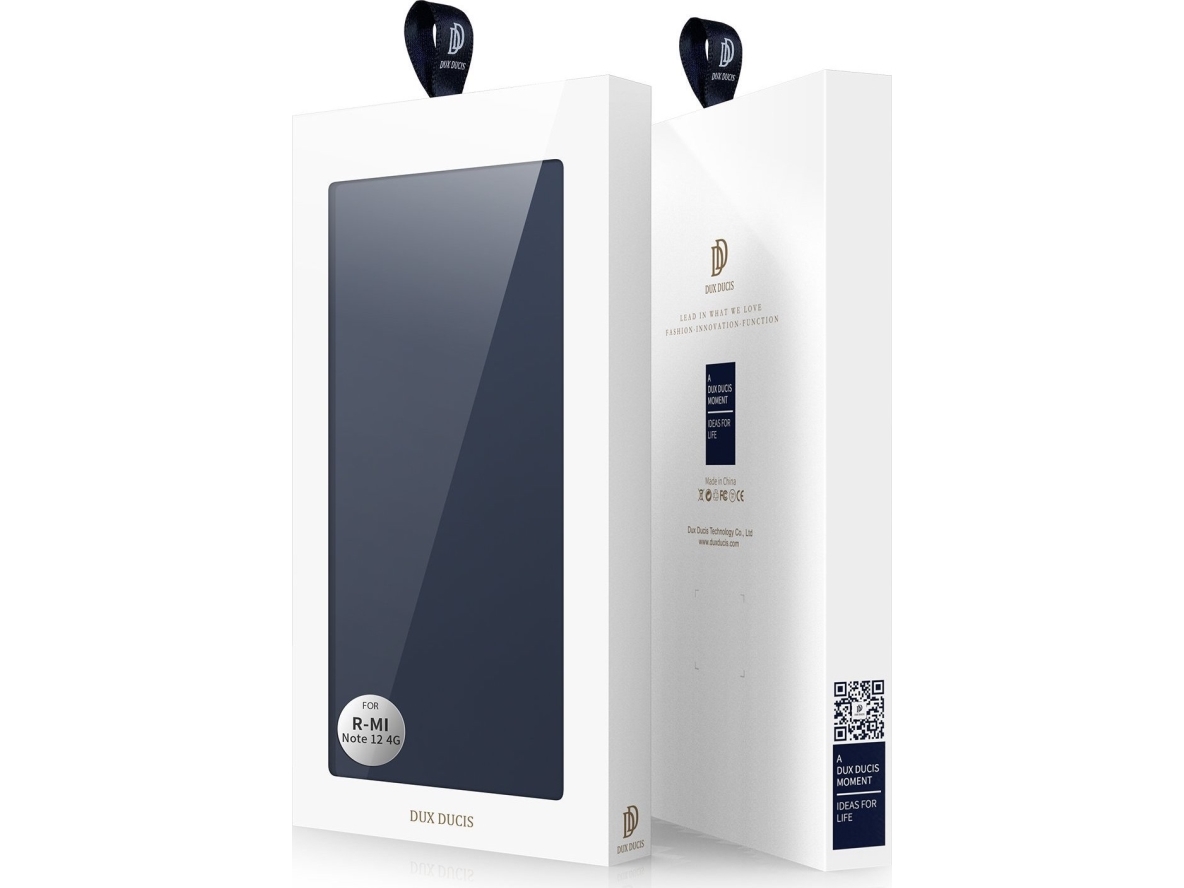 Dux Ducis Dux Ducis Skin Pro Case Til Xiaomi Redmi Note 12 Cover Flip Card Wallet Stand Blå
