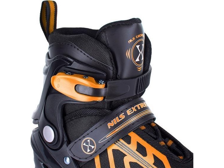 Nils Extreme NA18812A hastighedsjusterbare orange rulleskøjter r. 29-33