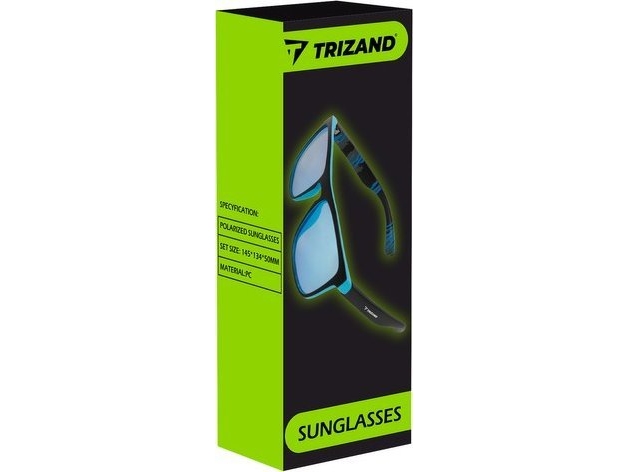 Polariserede solbriller - sort/blå