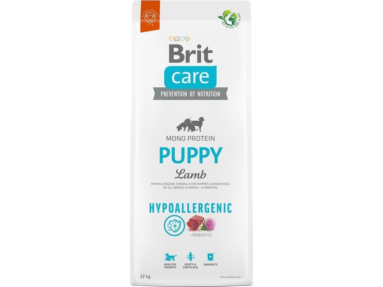 Brit 8595602558957, Welpe, Lamm, Reis, 12 Kg
