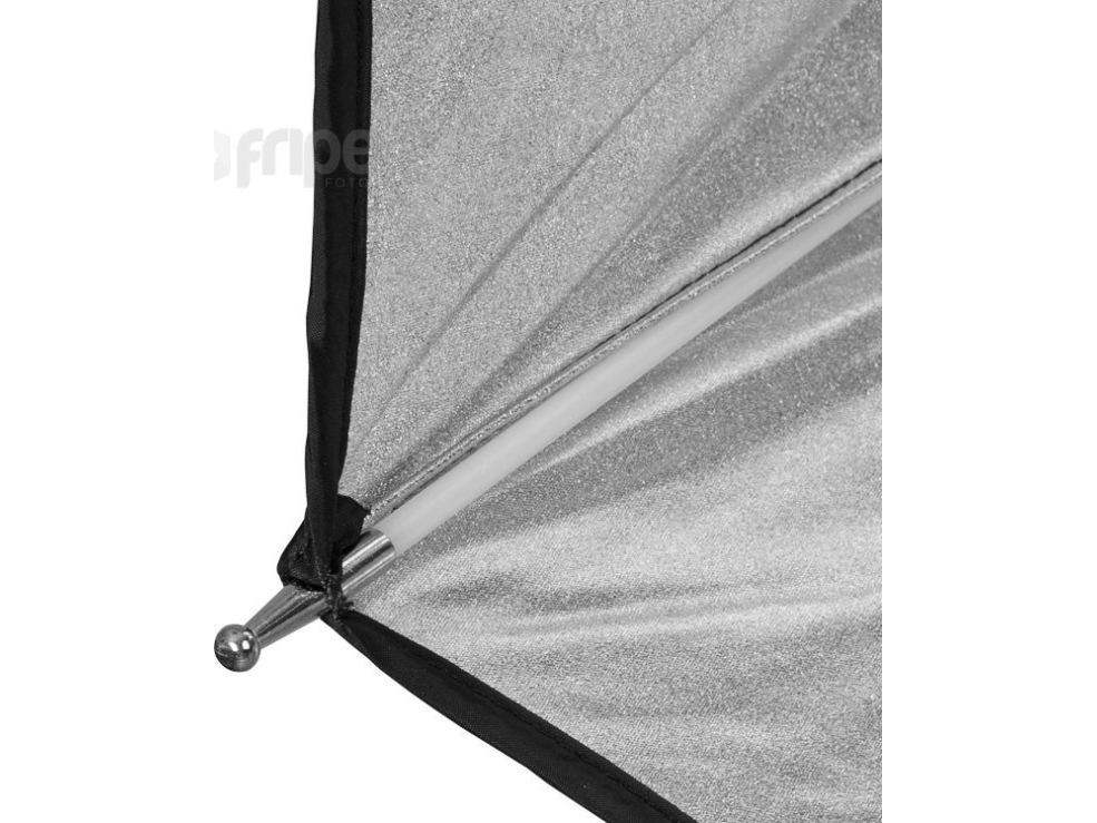 Aurora parasol 105 cm sølv