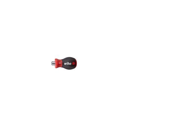 Wiha Bithalter Mit Handgriff, Magnetisch, 1/4", 5,7 Cm, Schwarz, Rot