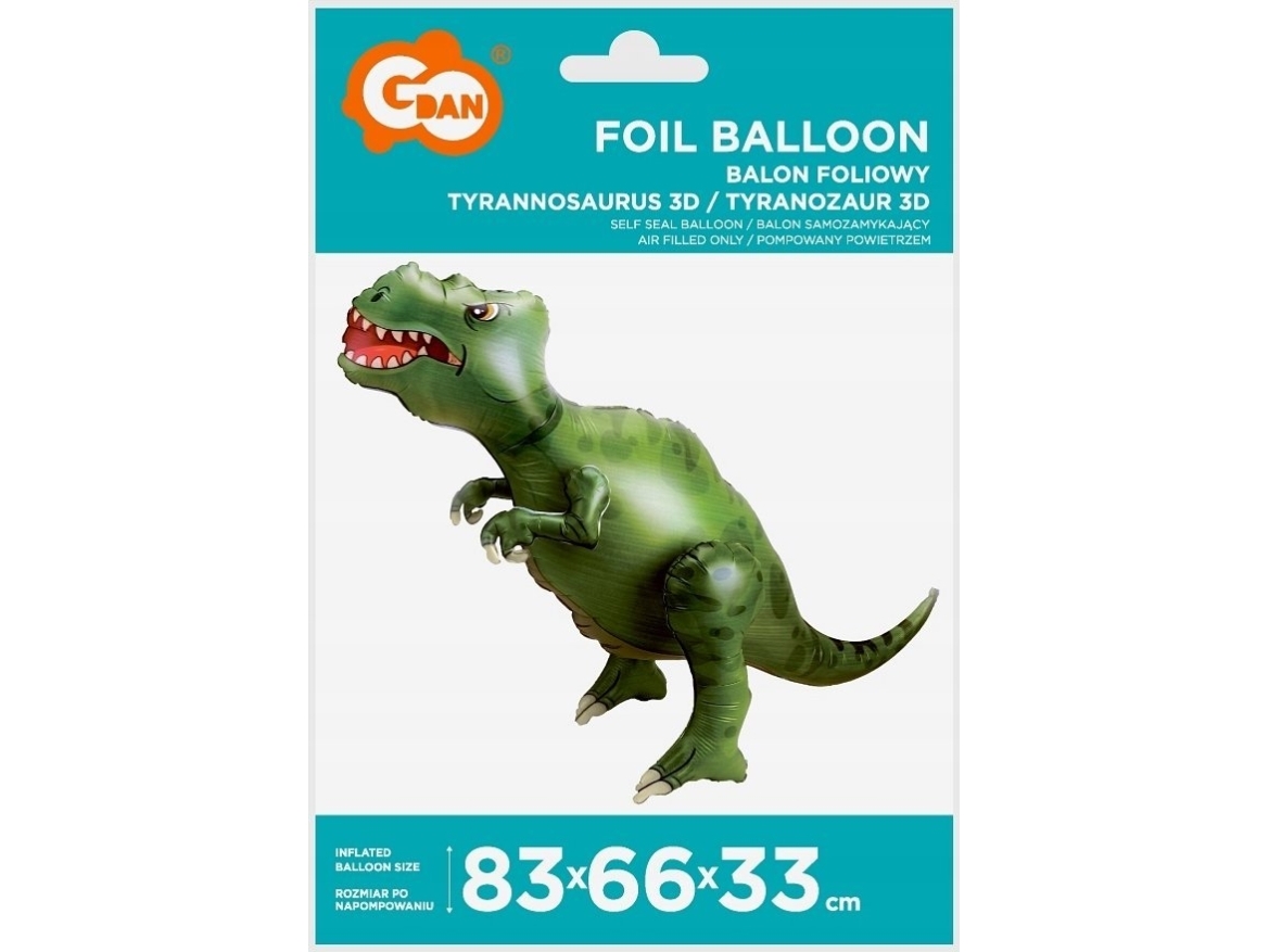 Godan Tyrannosaurus 3D Foil Balloon Bf-At3d 77244