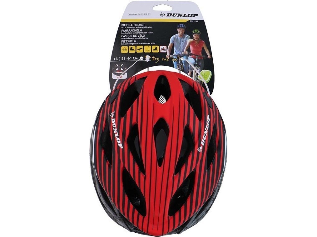 Dunlop - MTB pyöräilykypärä r. L (punainen)