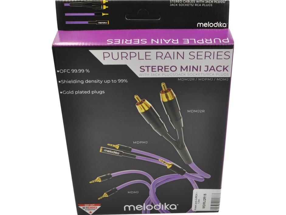 Melodika-Kabel Melodika Mdmj80 Stereo Jack-Kabel 3,5 Mm - Stereo Jack 3,5 Mm - 8 M