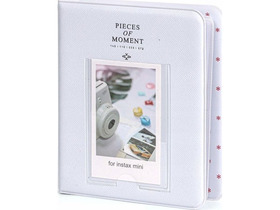 LoveInstant Fotoalbum 64 st. för Fujifilm INSTAX Mini 12 11 40 9 8 7s EVO LiPlay Link 2 SE / Pastellvit | Baby & barn - Inredning - Bildramar | GameStuff
