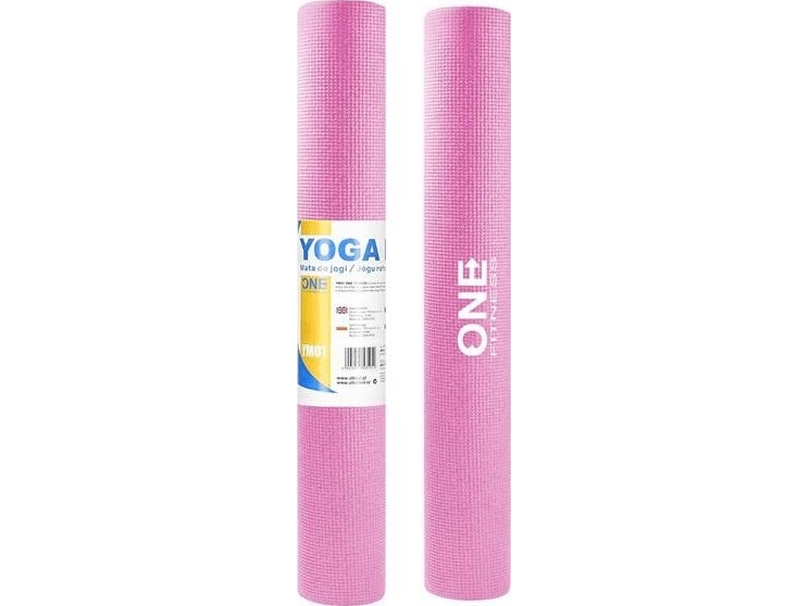 One Fitness YM01 PINK yogamåtte